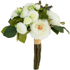 Faux Summer Bouquet White by Grand Illusions